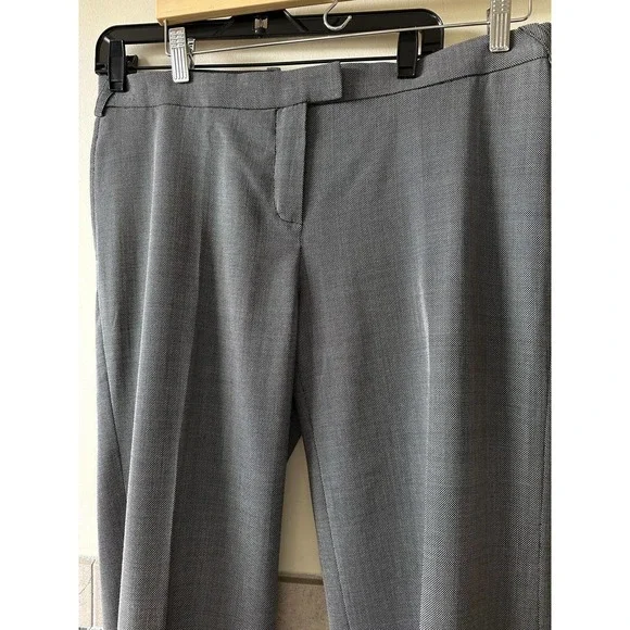 CHRISTIAN LACROIX Gray Wool Blend Wide Leg Trousers SZ FR 42 NWOT